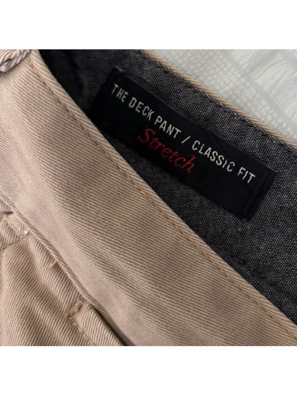 Nautica Men’s Khaki The Deck Pant - Picture 6 of 7